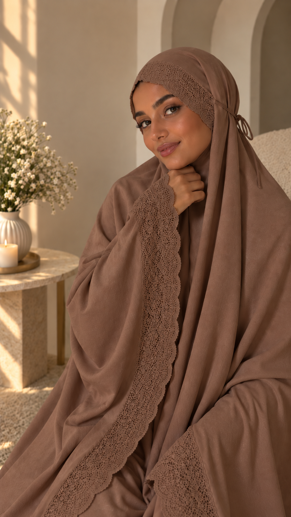 Tenue de prière malaisienne - TAUPE